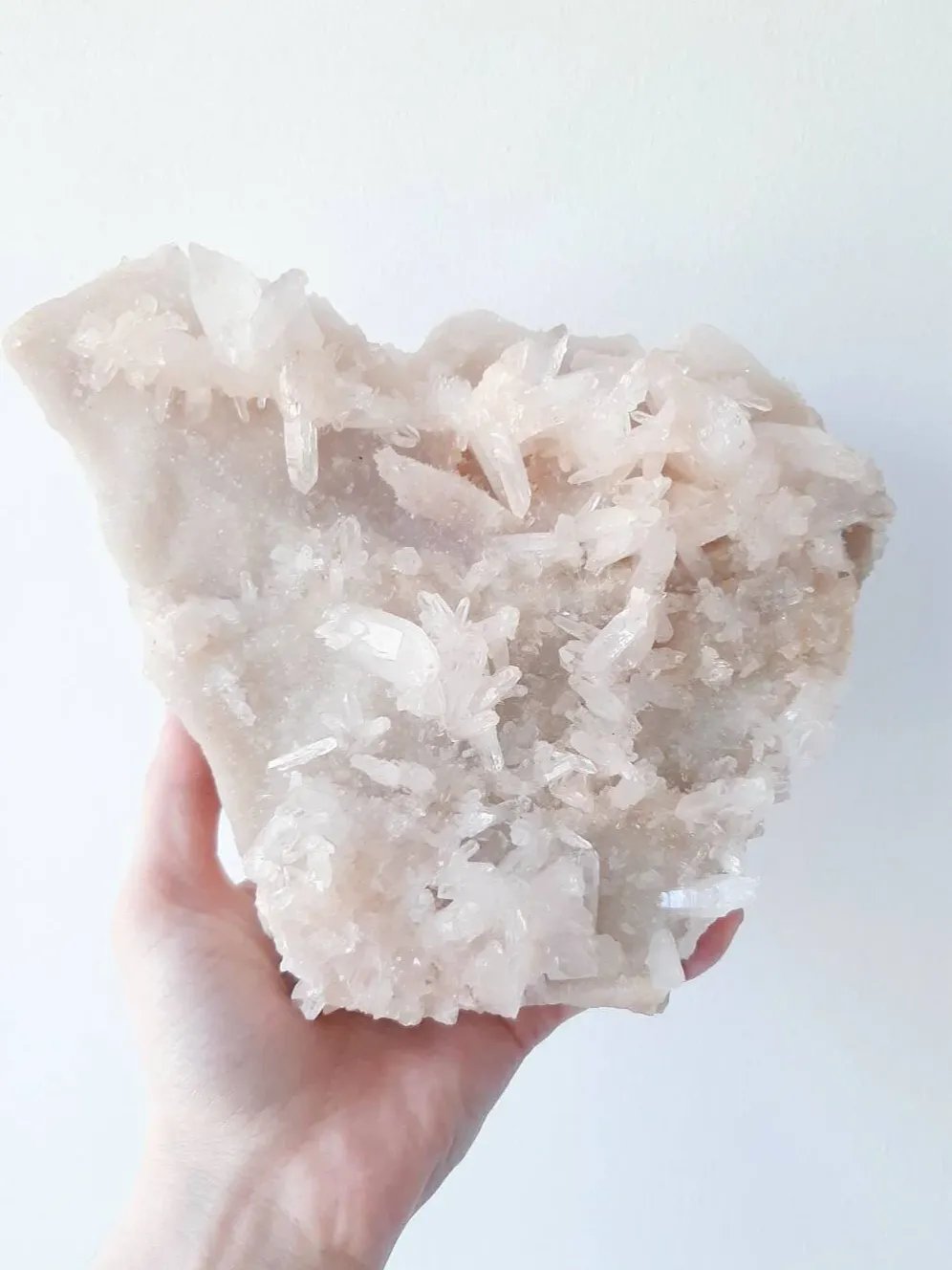 Pink Himalayan quartz cluster product image (1)
