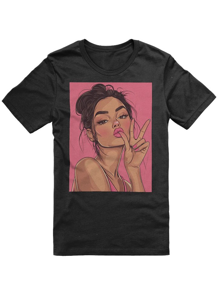 Glamorous woman vintage Peace Sign design T-Shirt product image (5)