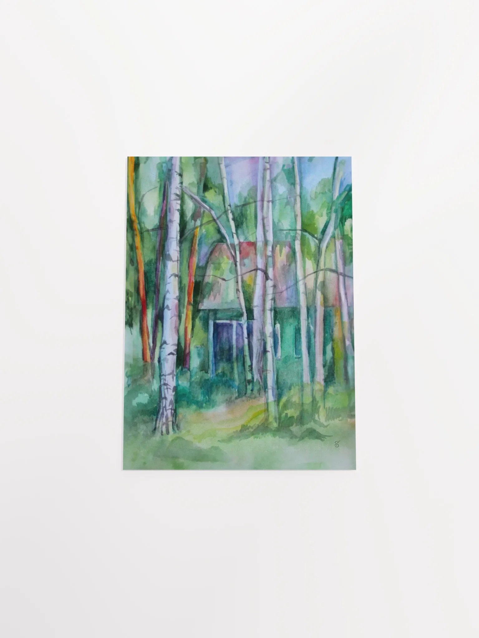 Enchanted Birch Forest Poster - Birch Forest product image (7)