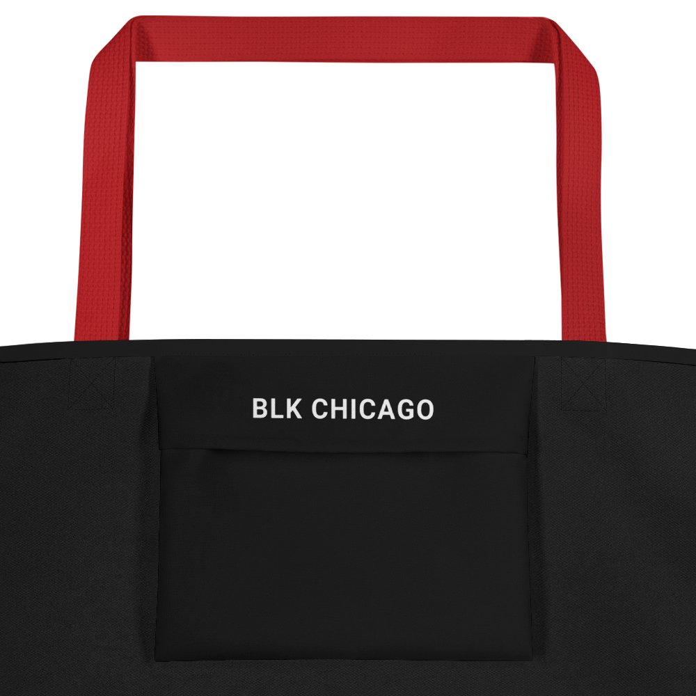 Large Blockline Tote - Red product image (2)