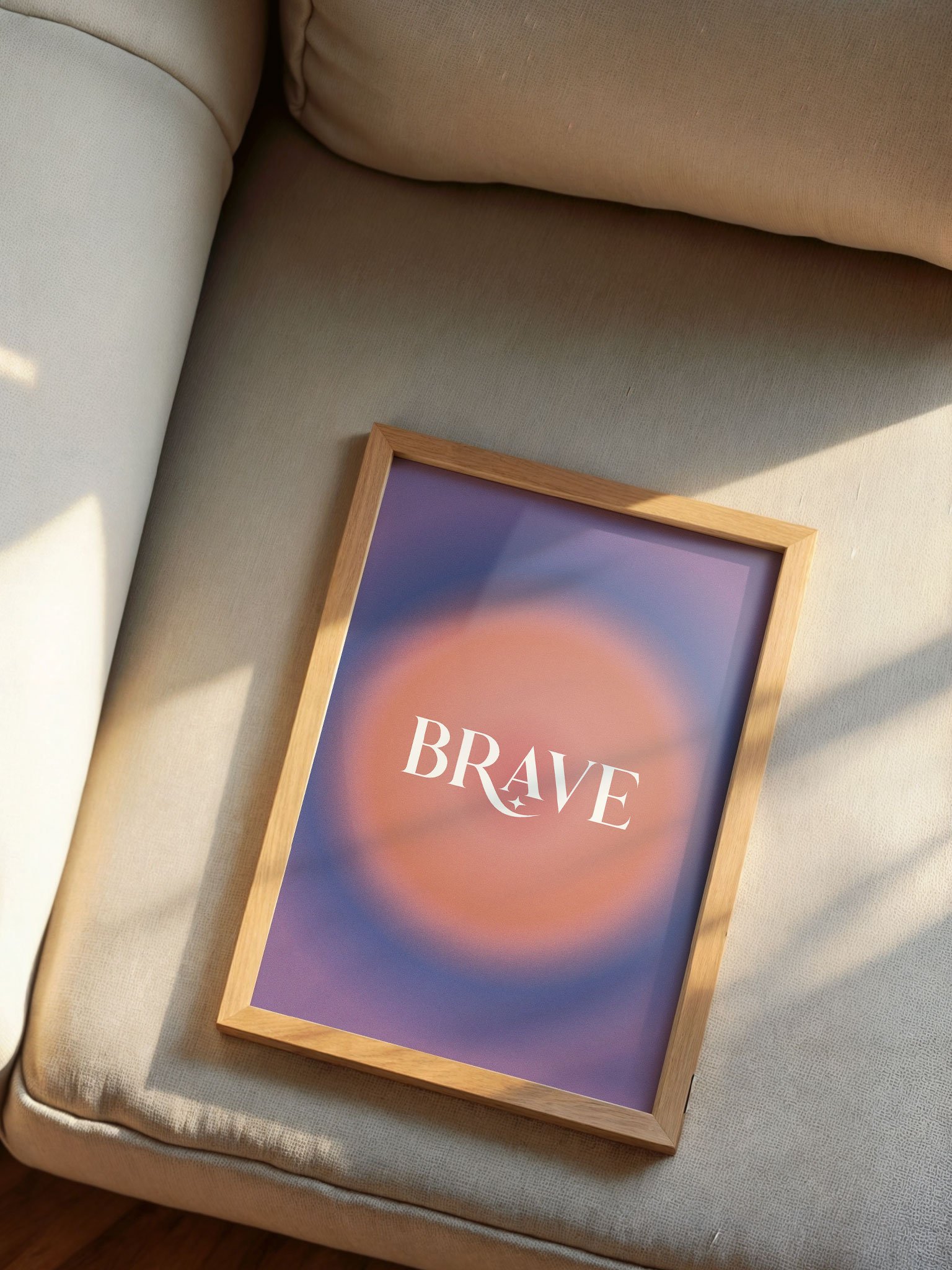 Brave Gradient Grain Poster product image (30)