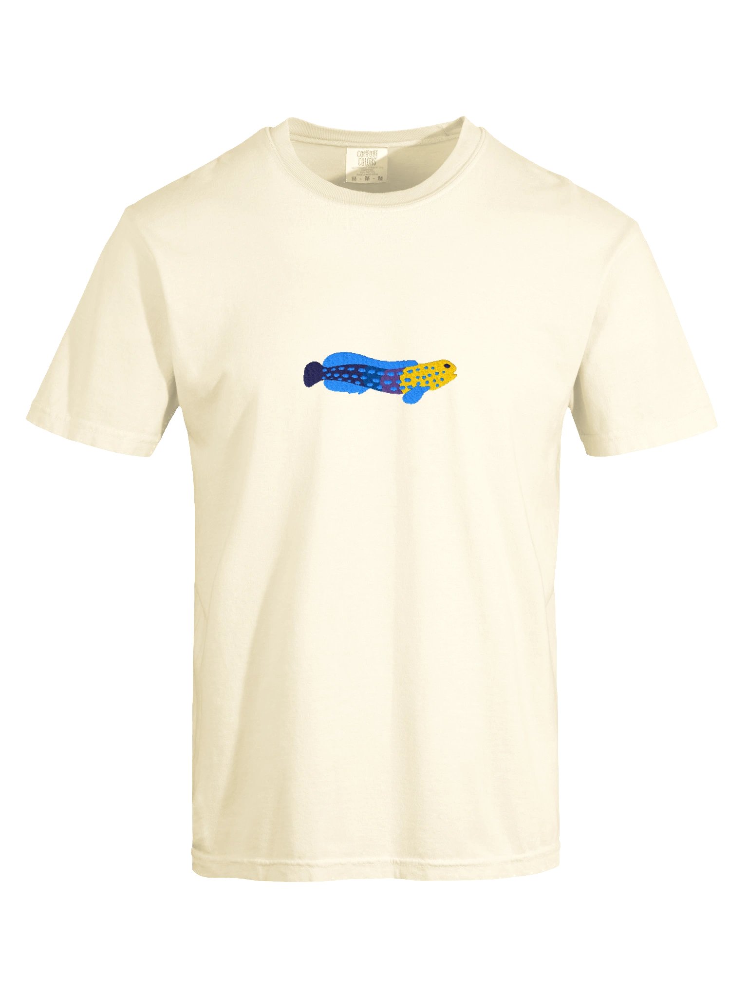 Blue Spotted Jawfish Embroidered Shirt | Reef Aquarium Fish Embroidery Tee | Saltwater Marine Fish Apparel product image (12)