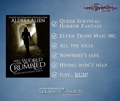 No escape. No defence. One chance. Who'll make it out alive?

Read And the World Crumbled today! https://books.aldreaalien.co...