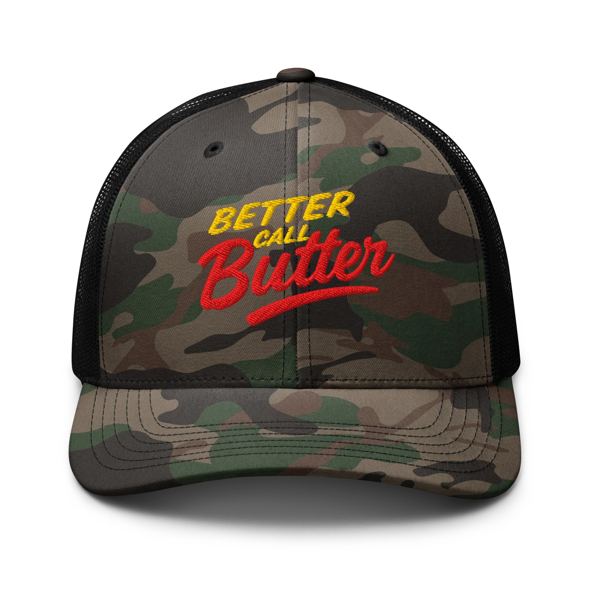 Better Call Butter Camo Trucker Hat product image (1)