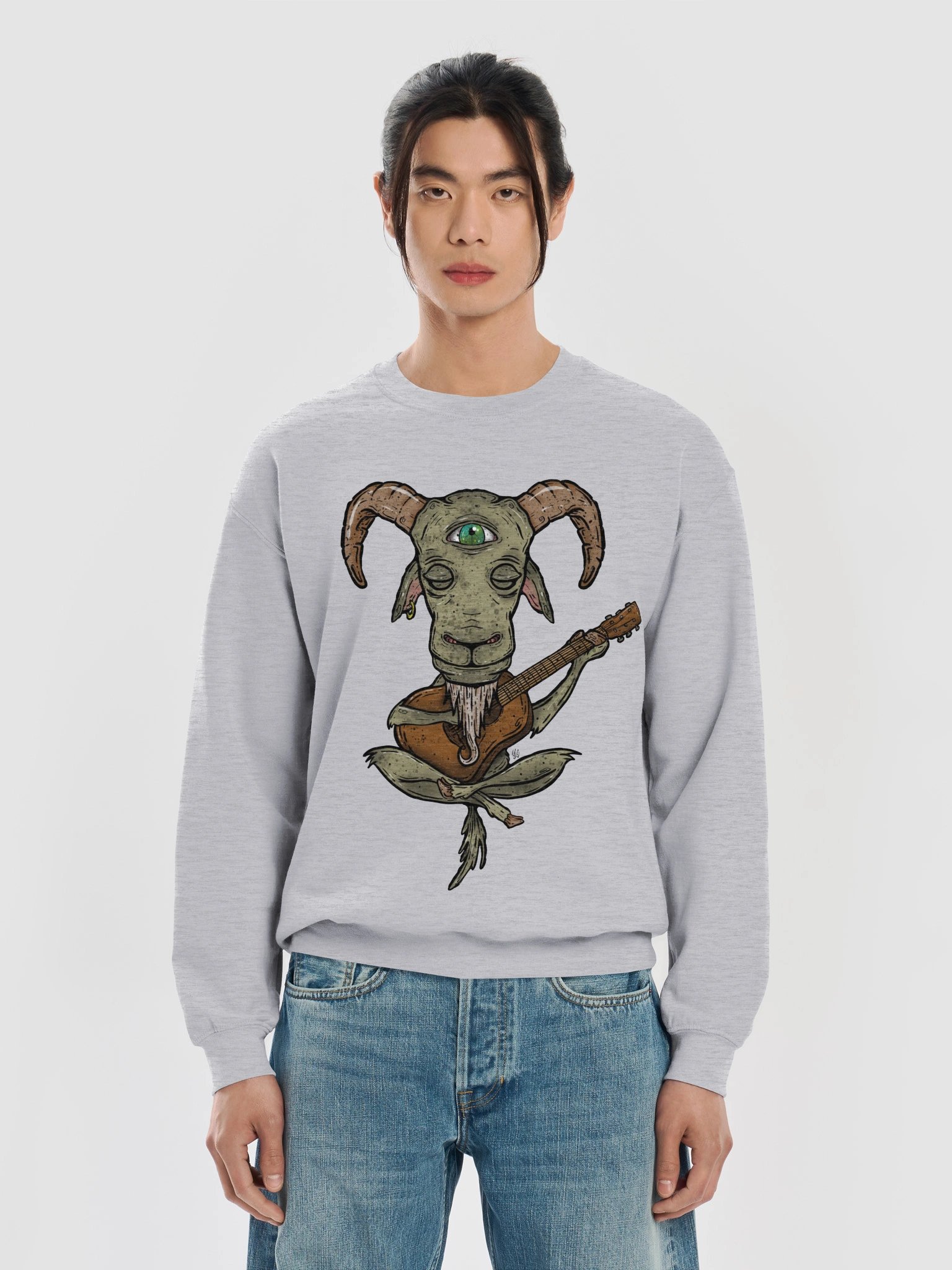 GOAT Strings - Gildan Classic Unisex Crewneck Sweatshirt product image (3)