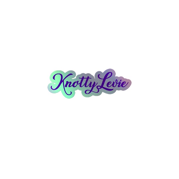 Knotty Holographic Sticker product image (1)
