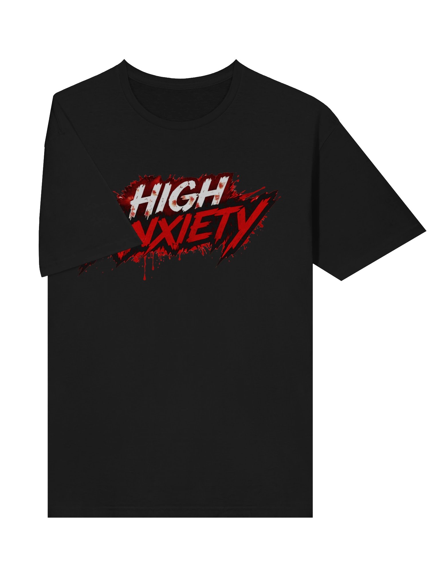 High Anxiety White & Red (Unisex) T-Shirt product image (5)