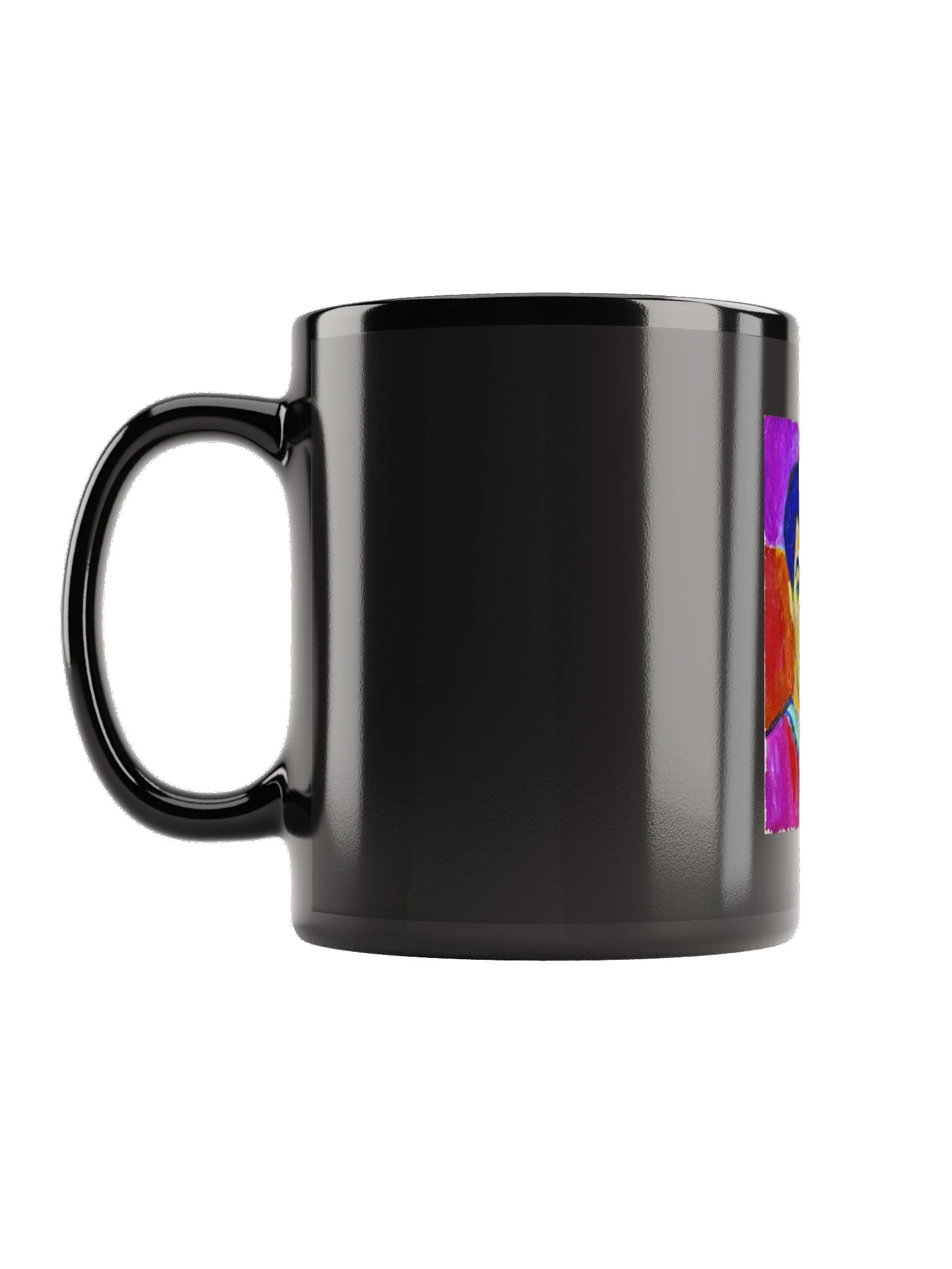 The Green Stripe — Black Mug product image (1)