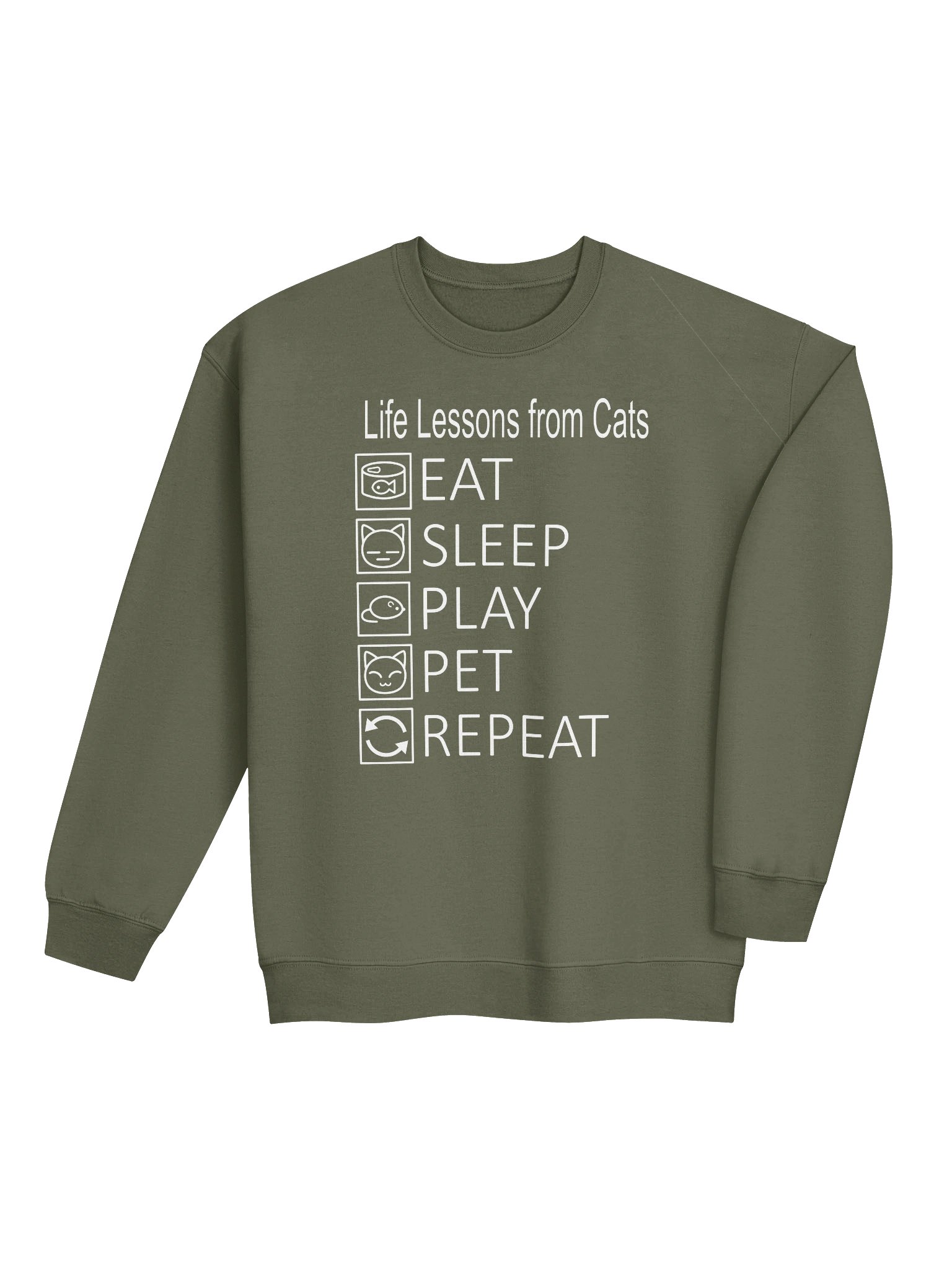 Life Lessons from Cats - Unisex Adult Sweatshirt product image (3)