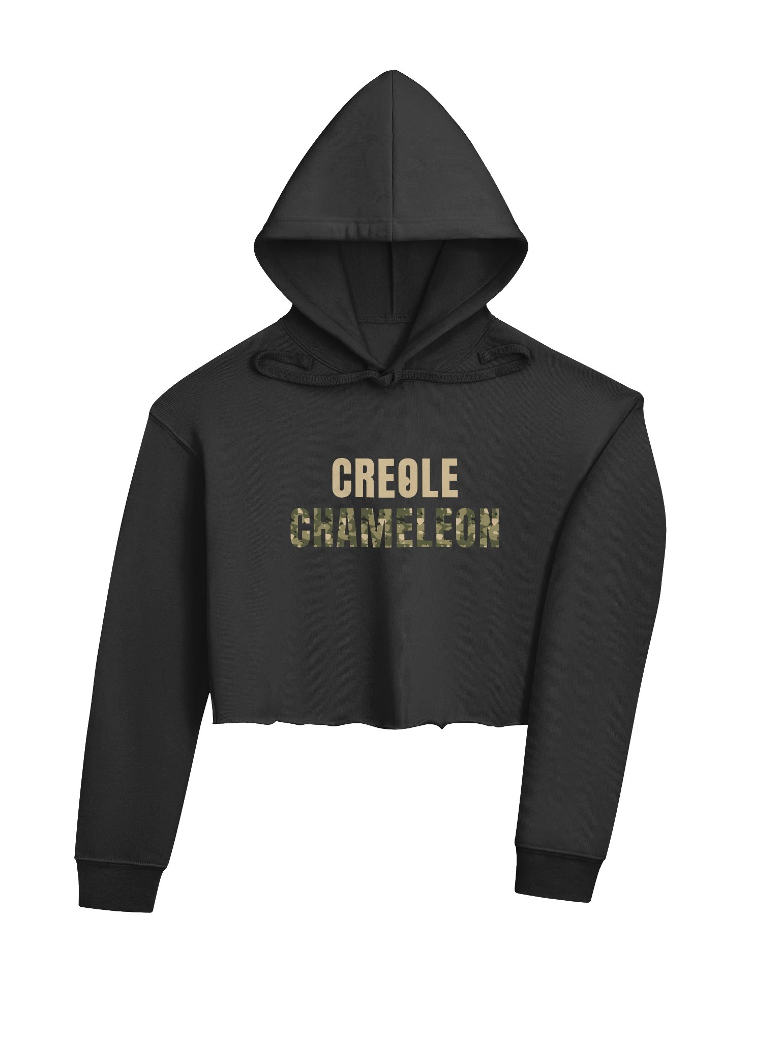 WOMEN'S CREOLE CHAMELEON CROP TOP HOODIE product image (4)
