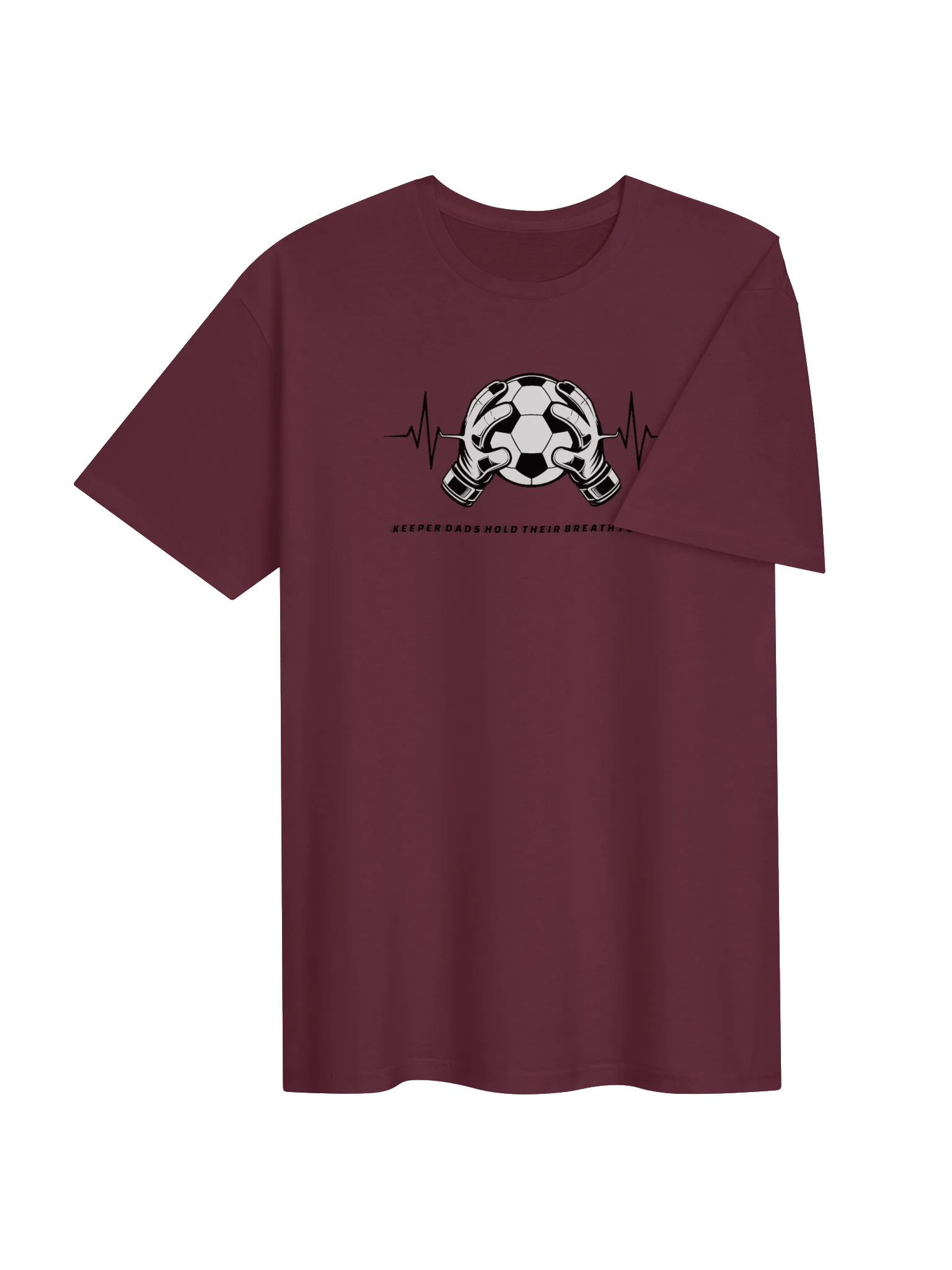 Goalkeeper Dad Heartbeat Tee product image (4)