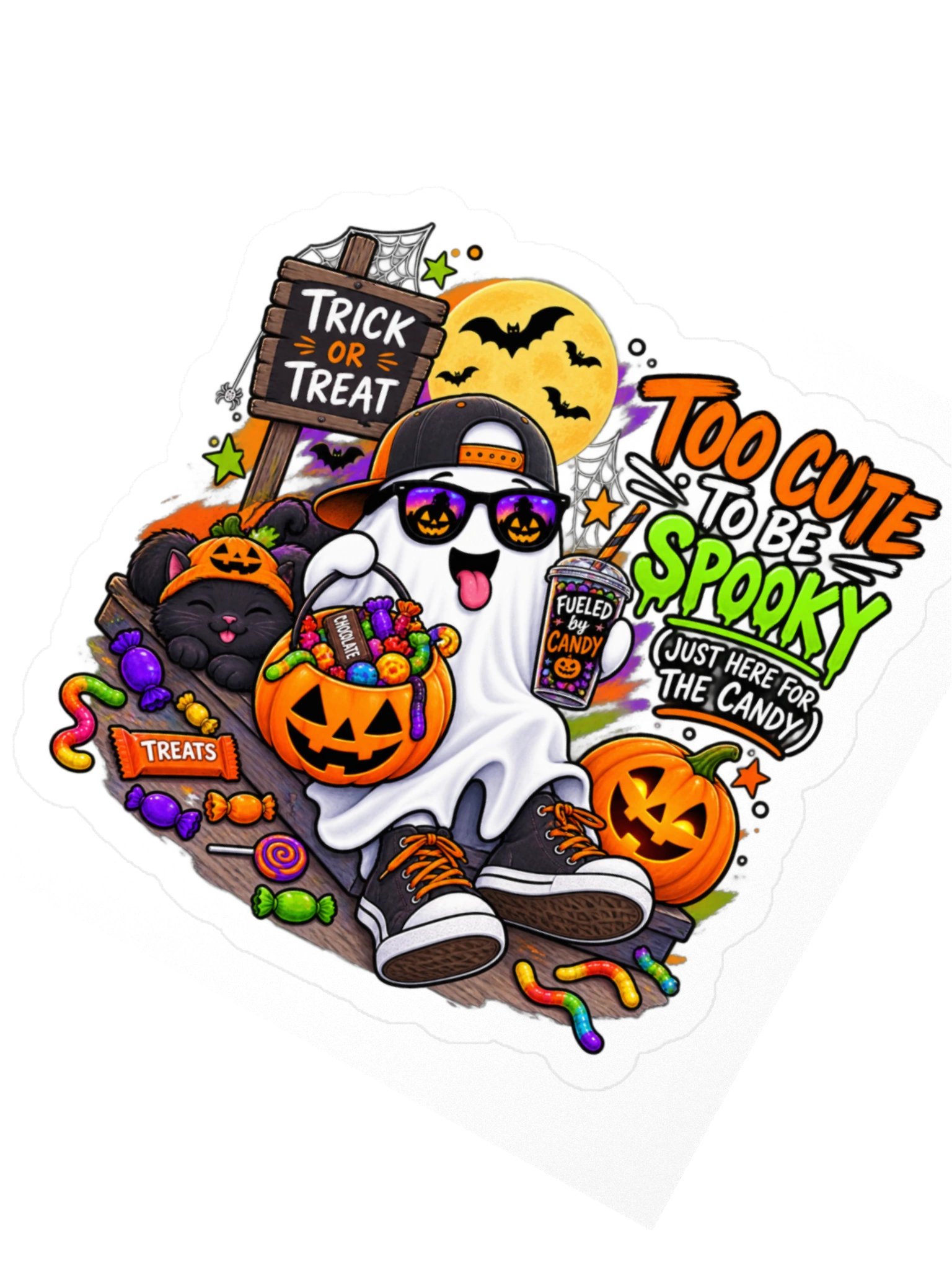 Too Cute to be Spooky Sticker product image (2)