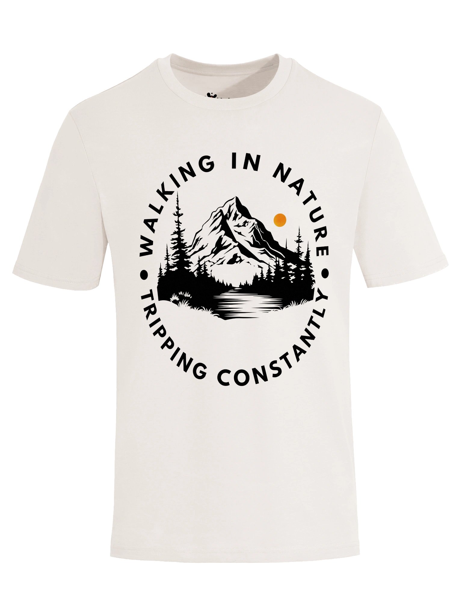 Walking in Nature, Tripping Constantly Organic Unisex T-Shirt product image (5)