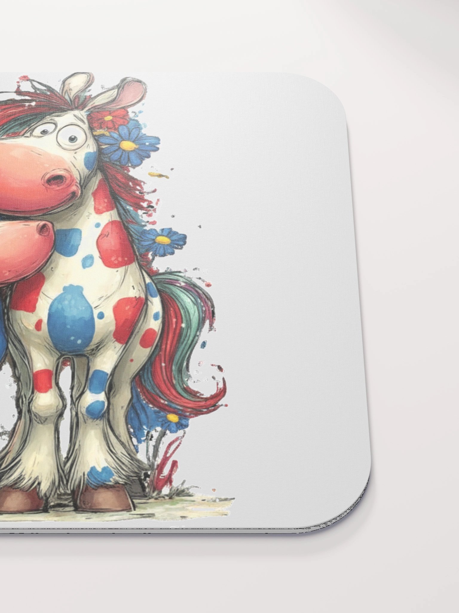 Whimsical Horse Family Mouse Pad product image (5)