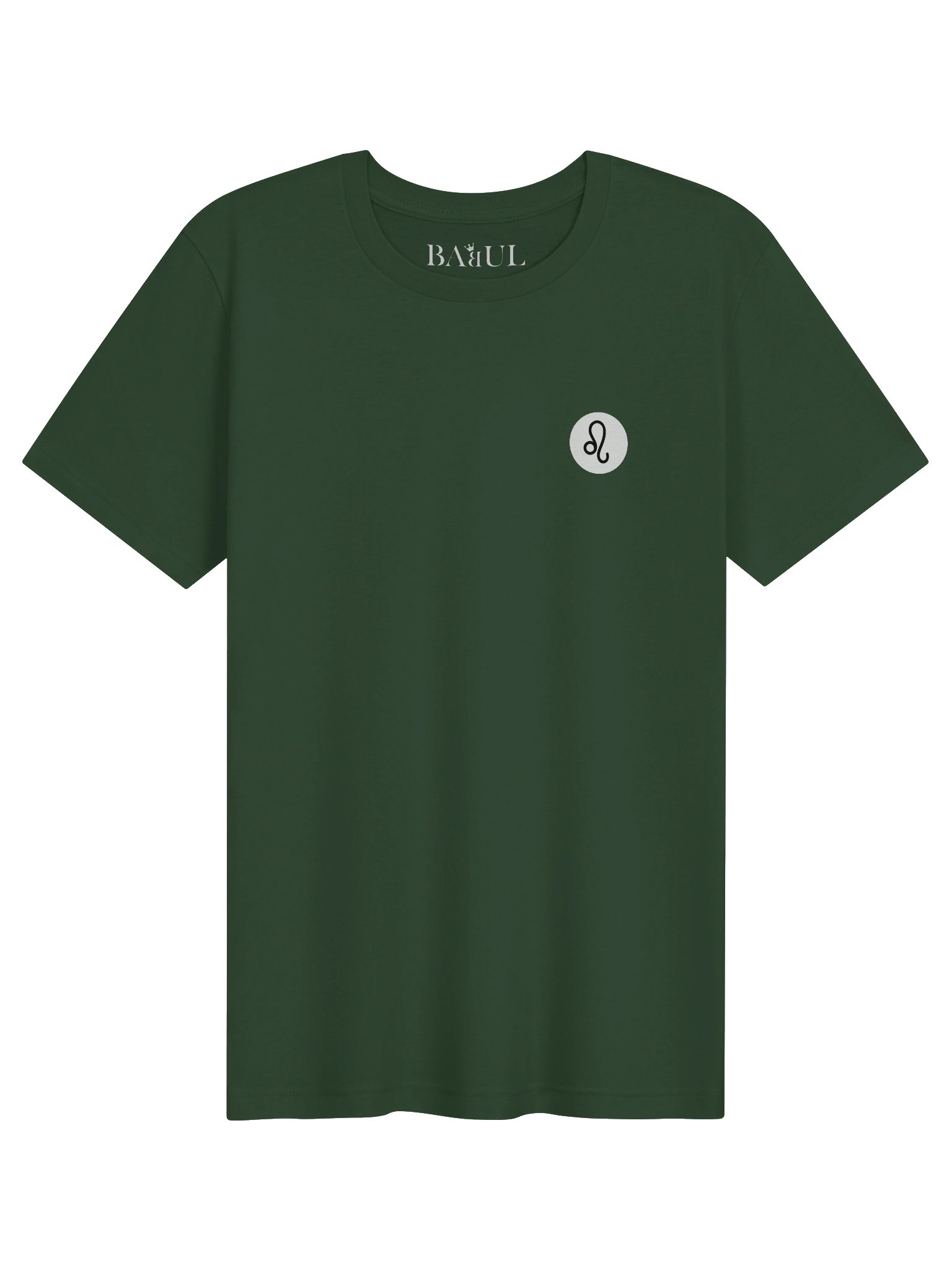Leo - Gothic Zodiac T-Shirt. Blue graphic on the back product image (2)