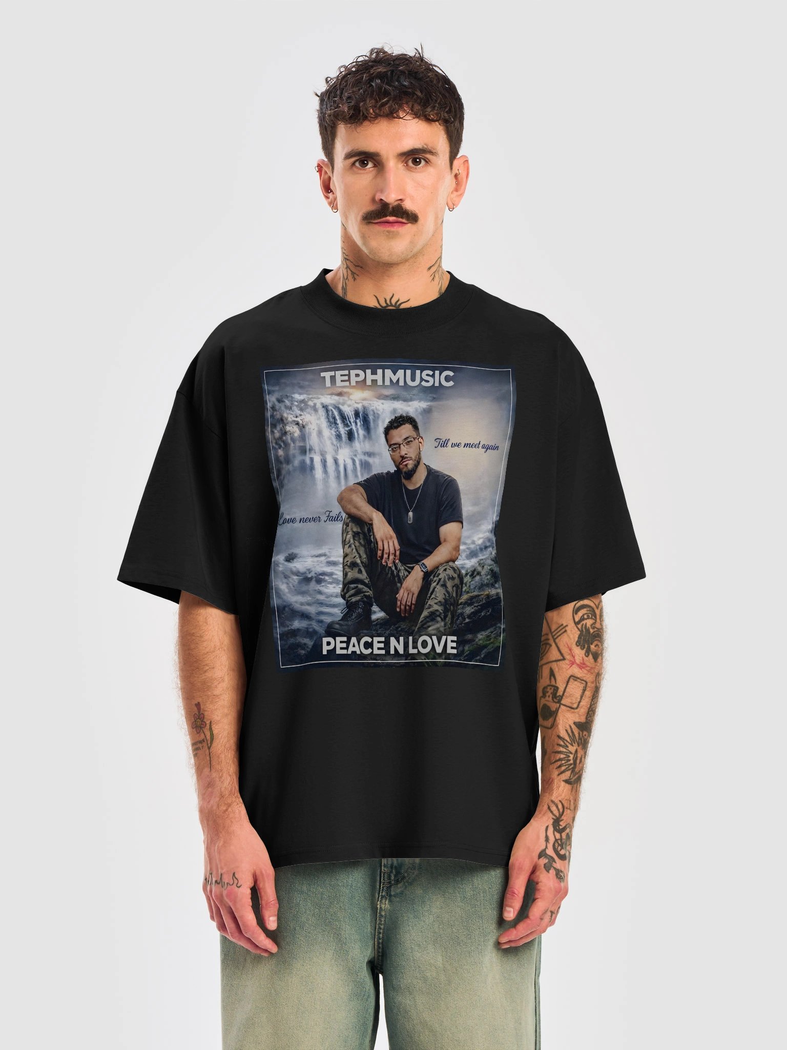 Tephmusic - PEACE N LOVE (Cover Tee) product image (9)