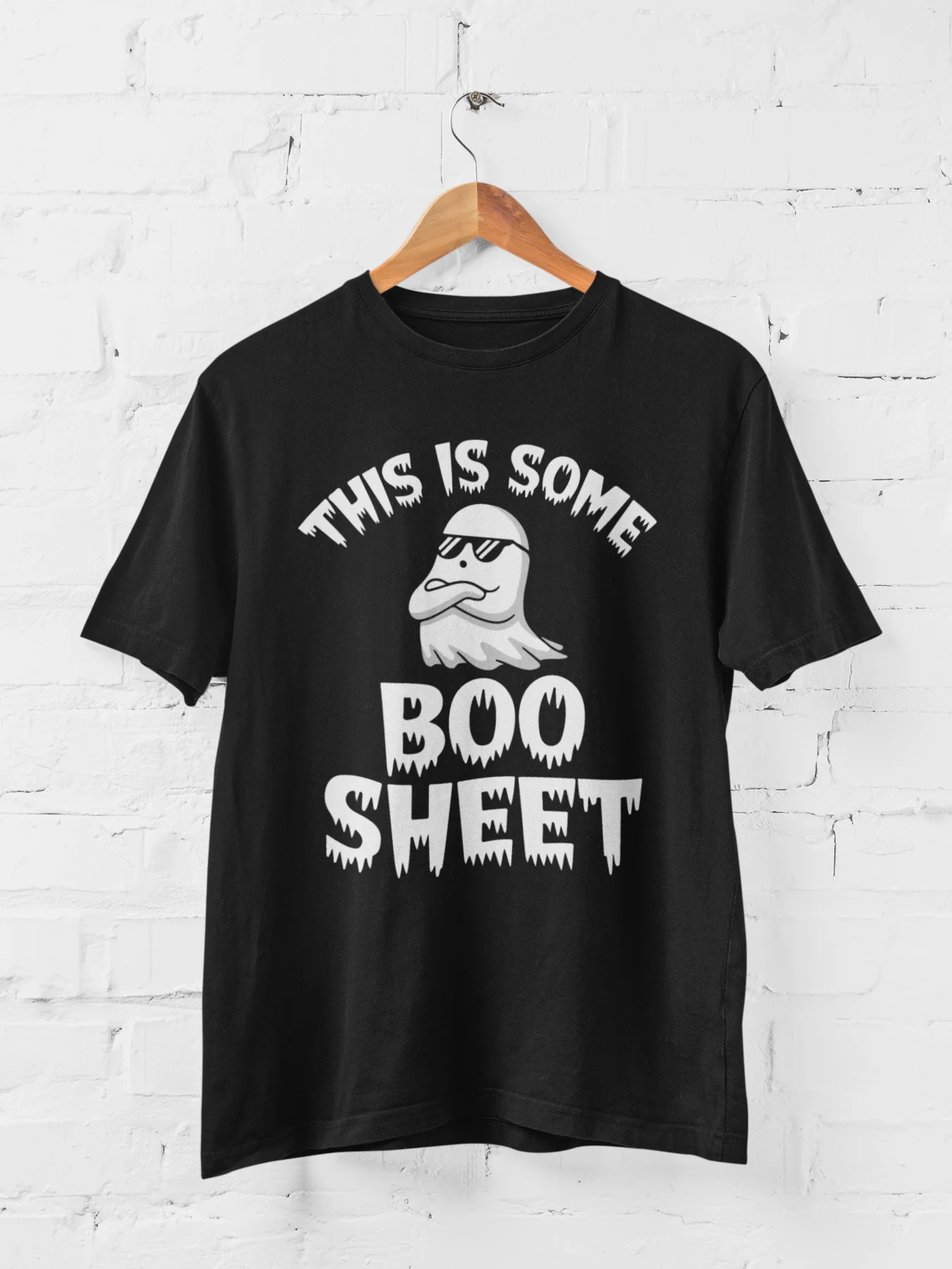 Funny Halloween Sarcastic Ghost Tee product image (1)