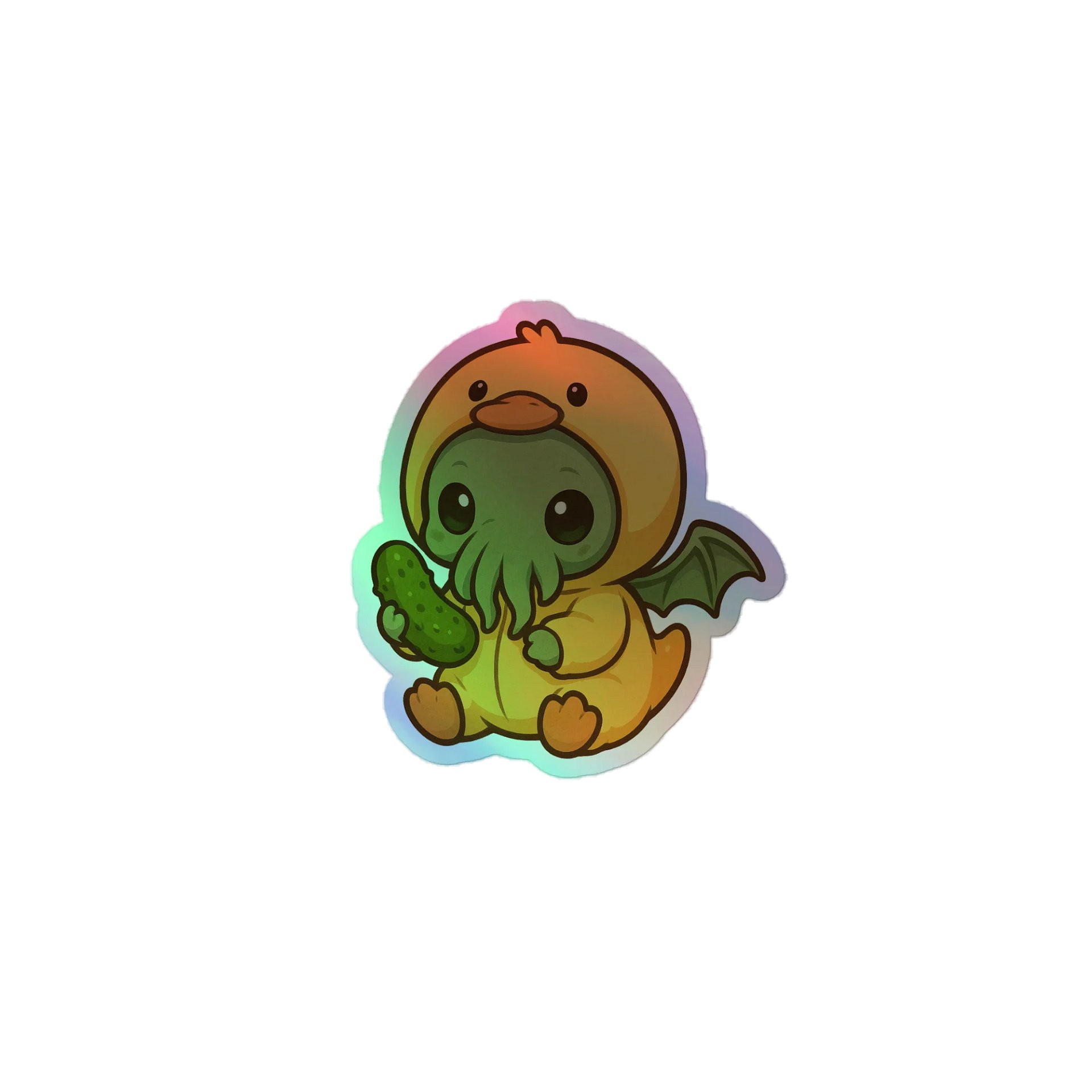 Holo 0athy's Pickle Sticker product image (1)