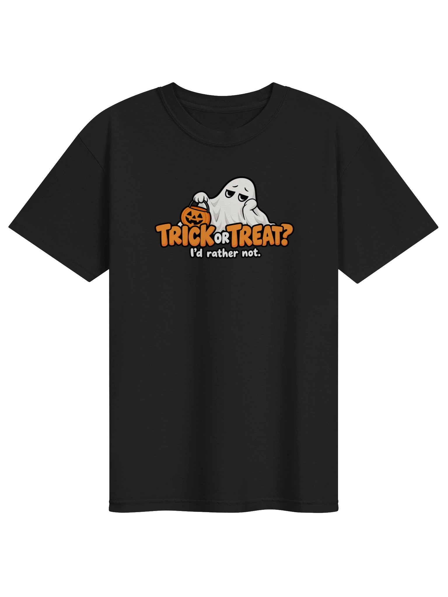 Trick or Treat? I’d Rather Not Ghost Men's Shirt product image (1)