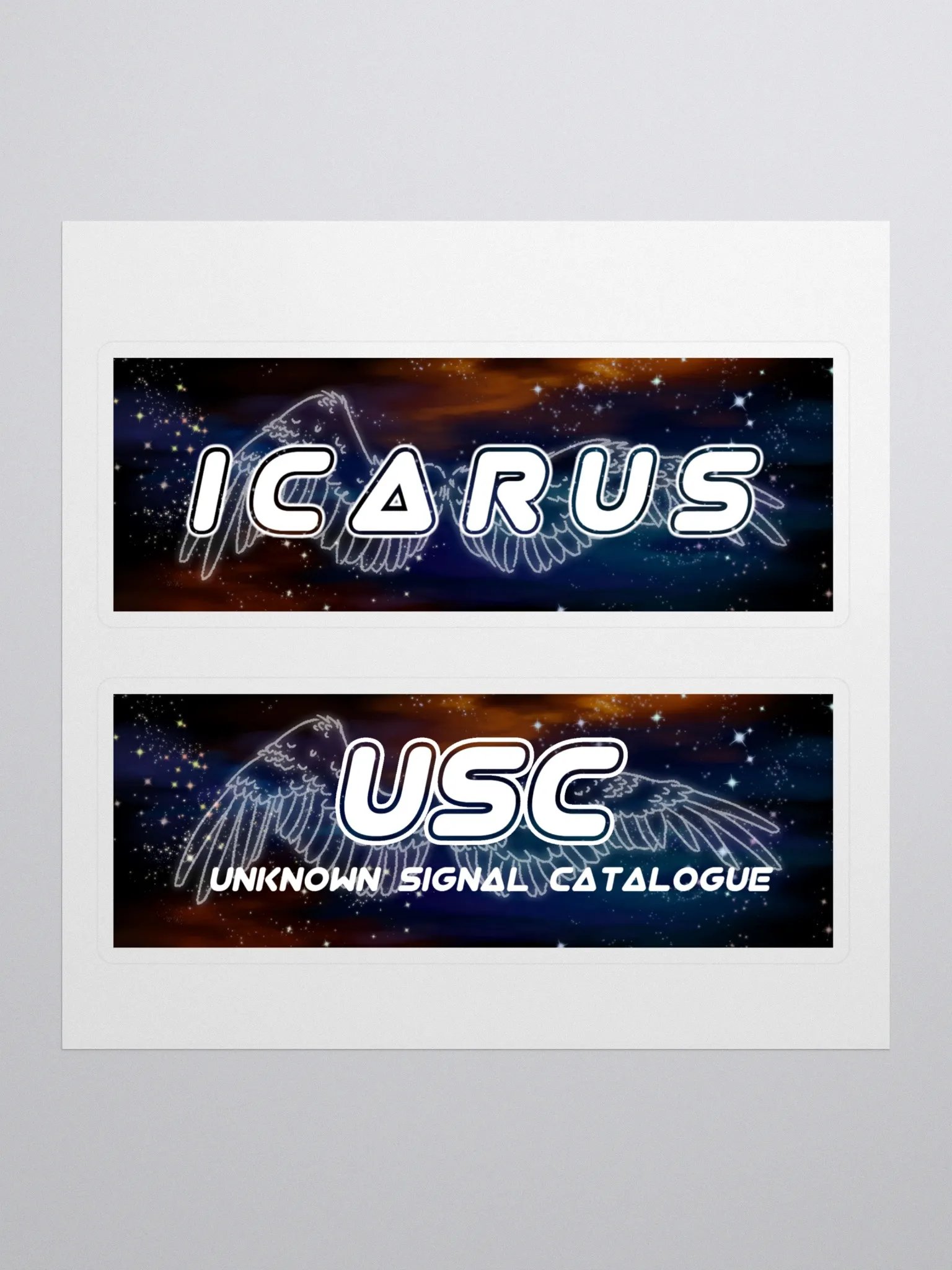 Cosmic Icarus Bumper Stickers product image (1)