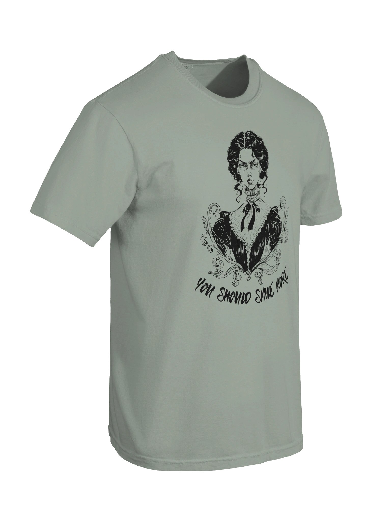 "SMILE MORE" Comfort Color T-Shirt (Design #3) product image (4)