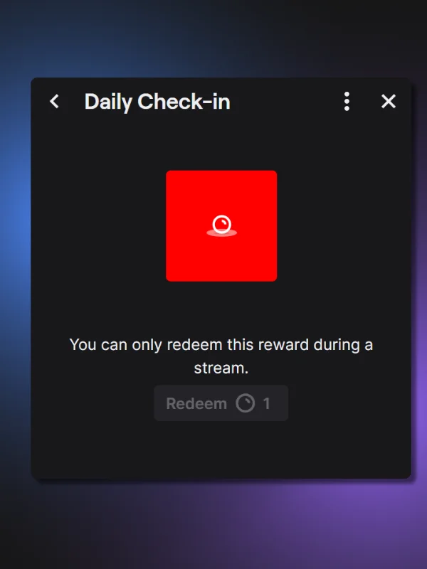 Twitch "Daily Check-In" System product image (1)