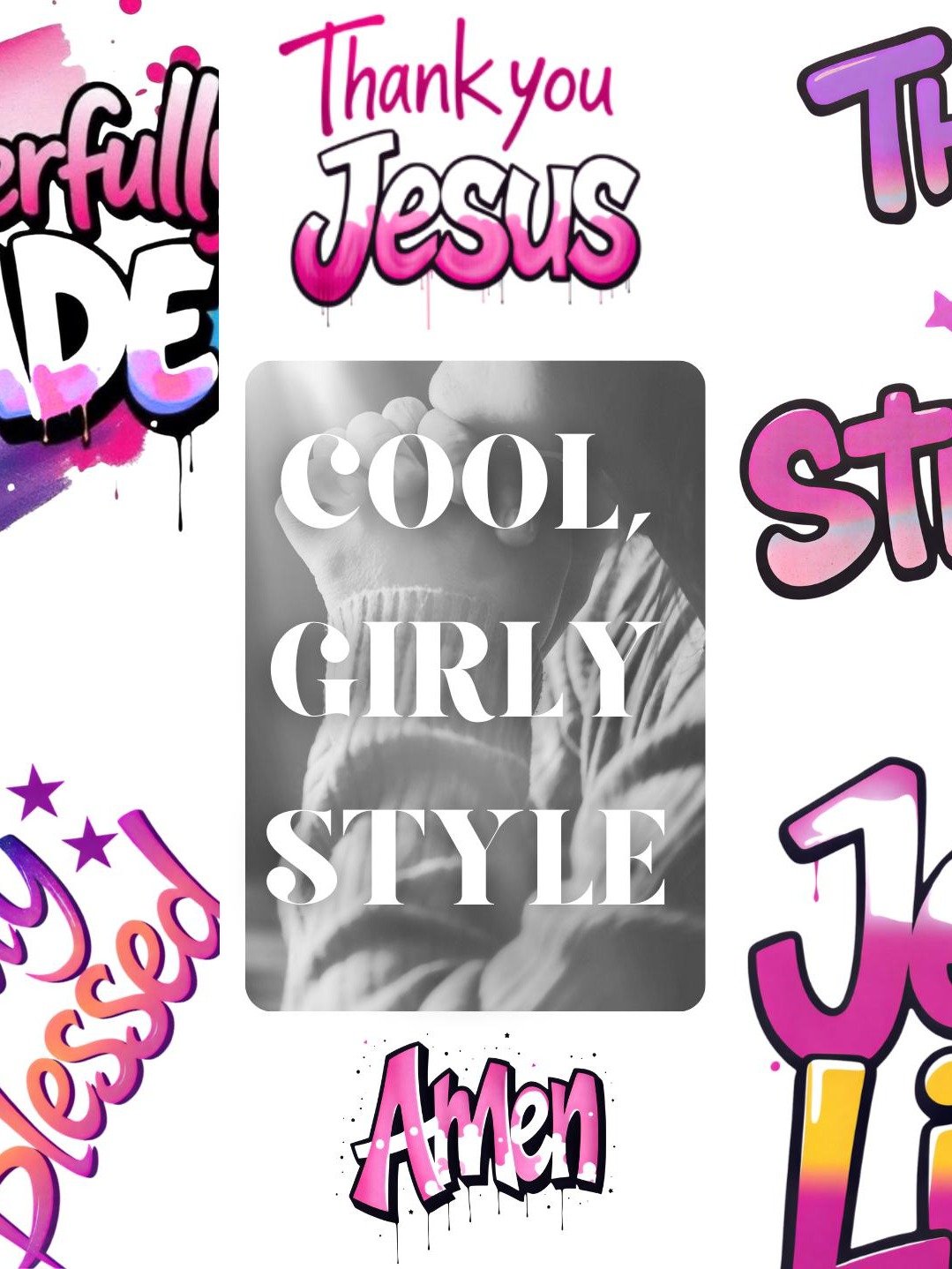 Faith And Pretty Things Girly Style Cutouts product image (8)