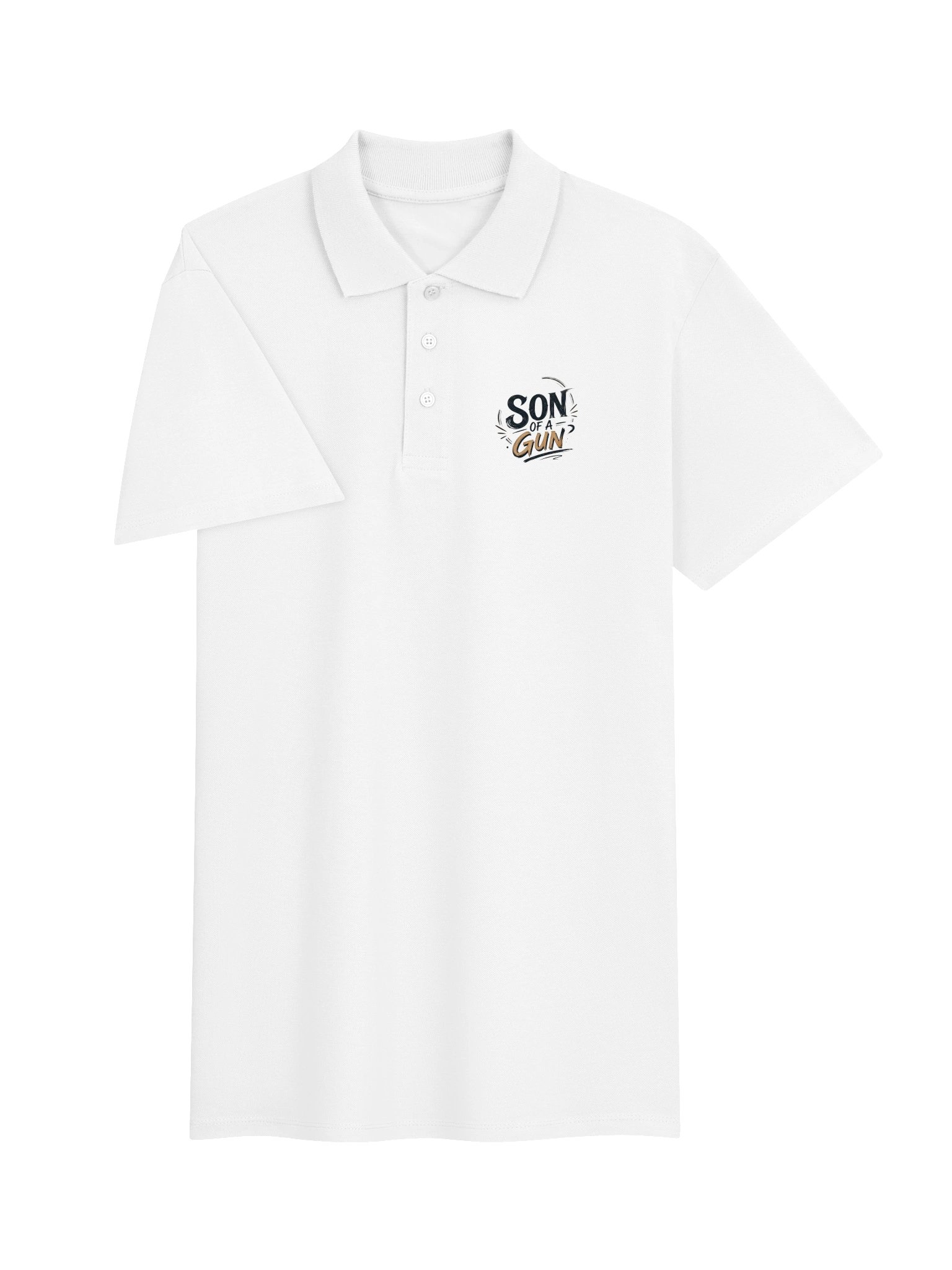 Son of a Gun Hand-Lettered Polo product image (3)