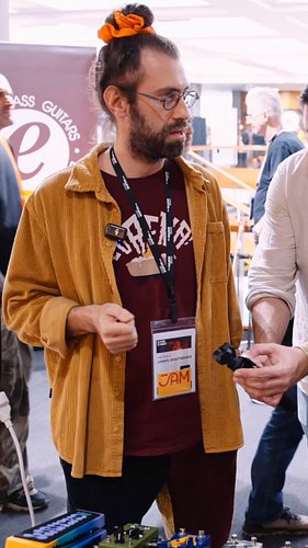 We met up with @jannisanastasakis the legend of @jampedals at guitar summit to see what’s new and what’s been cooking in Gree...