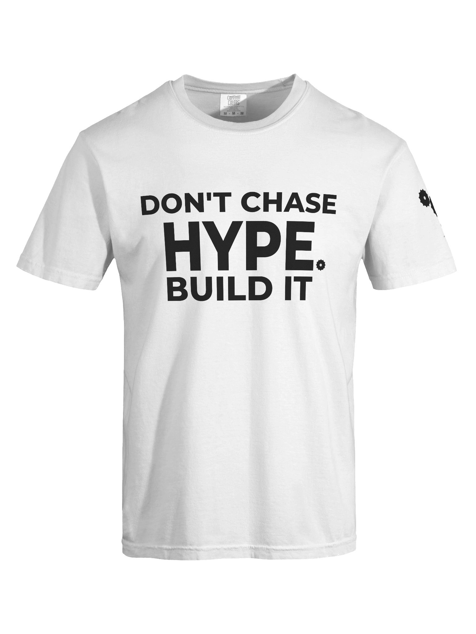 Don't Chase The Hype Relaxed Fit Tee - black logo product image (33)