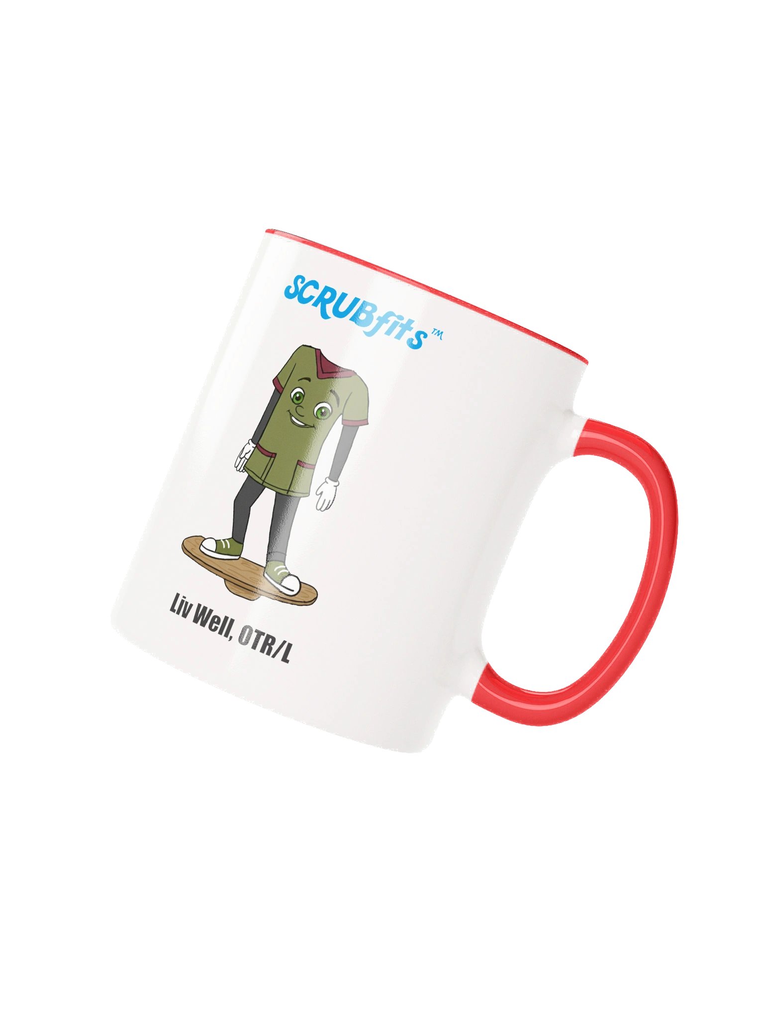 Ceramic Mug with Liv Well, OTR/L product image (2)