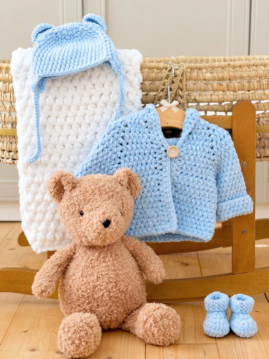 Snuggle Cloud Blanket Crochet Pattern product image (11)