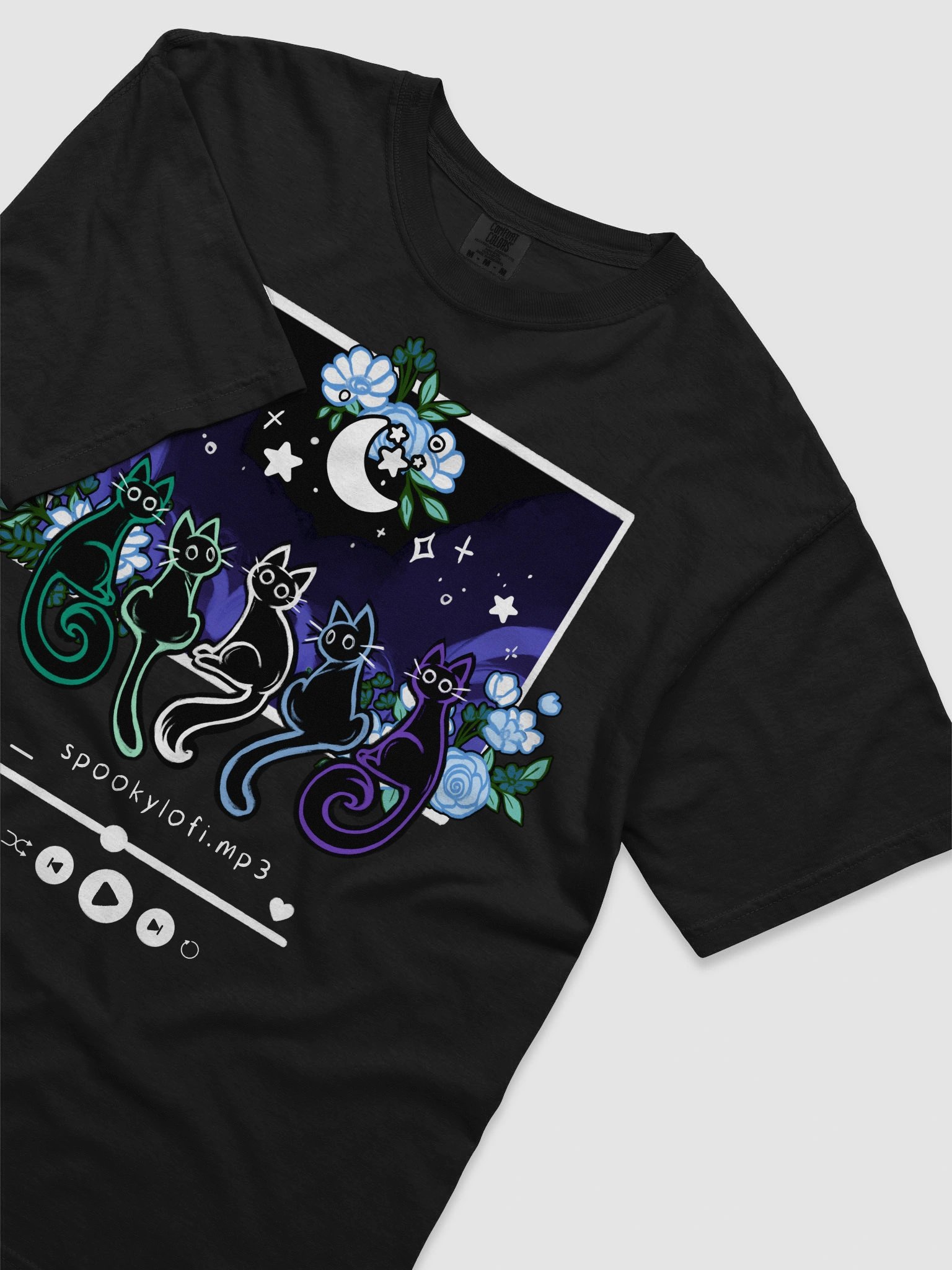 Subtle Gay Pride Lofi Cat Tee product image (3)
