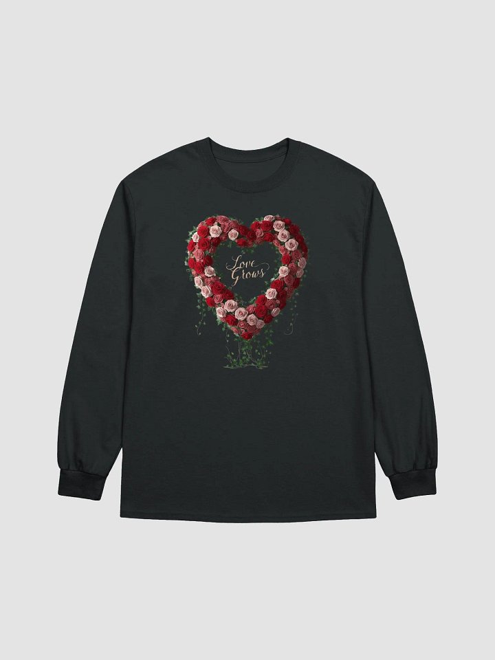 Love Grows Heart Floral Long Sleeve Tee product image (1)
