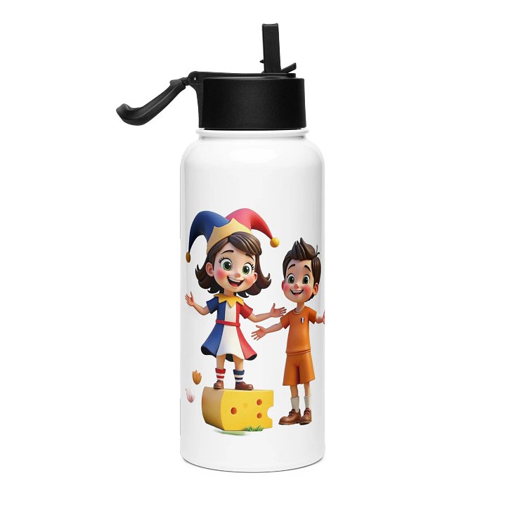 🇳🇱 JessyJesty “Dutch Delight” Stainless Steel Water Bottle (32 oz) – Tulips, Windmills & Everyday Fun! product image (2)