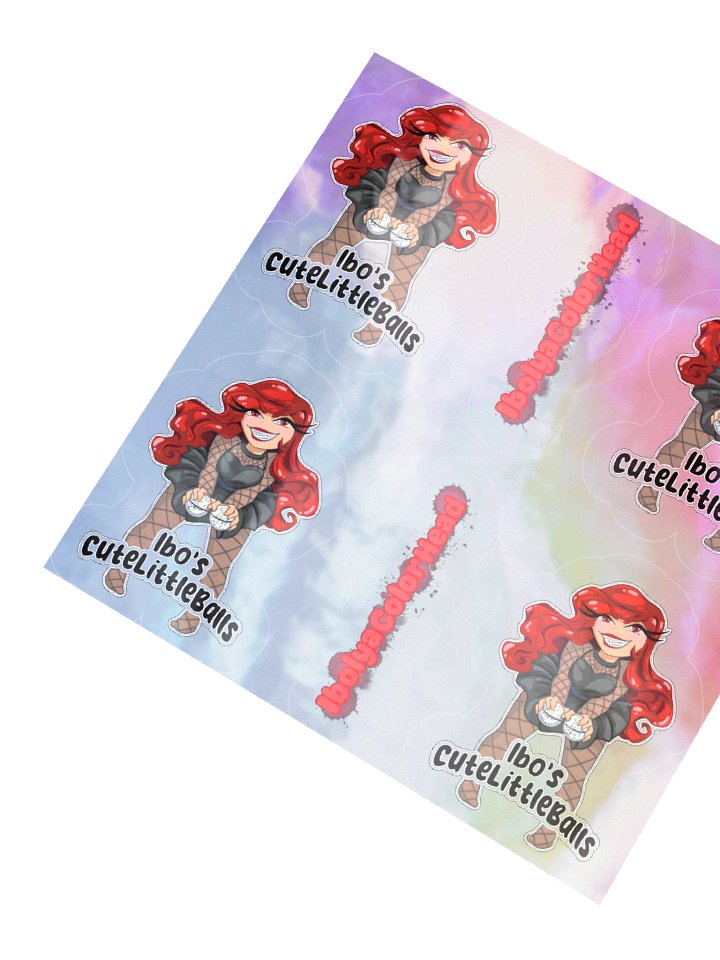 Ibo's CuteLittleBalls Holographic Sticker product image (2)
