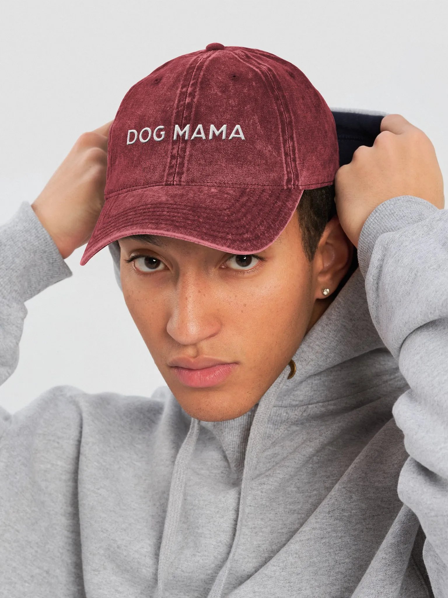 Dog Mama Washed Hat product image (11)