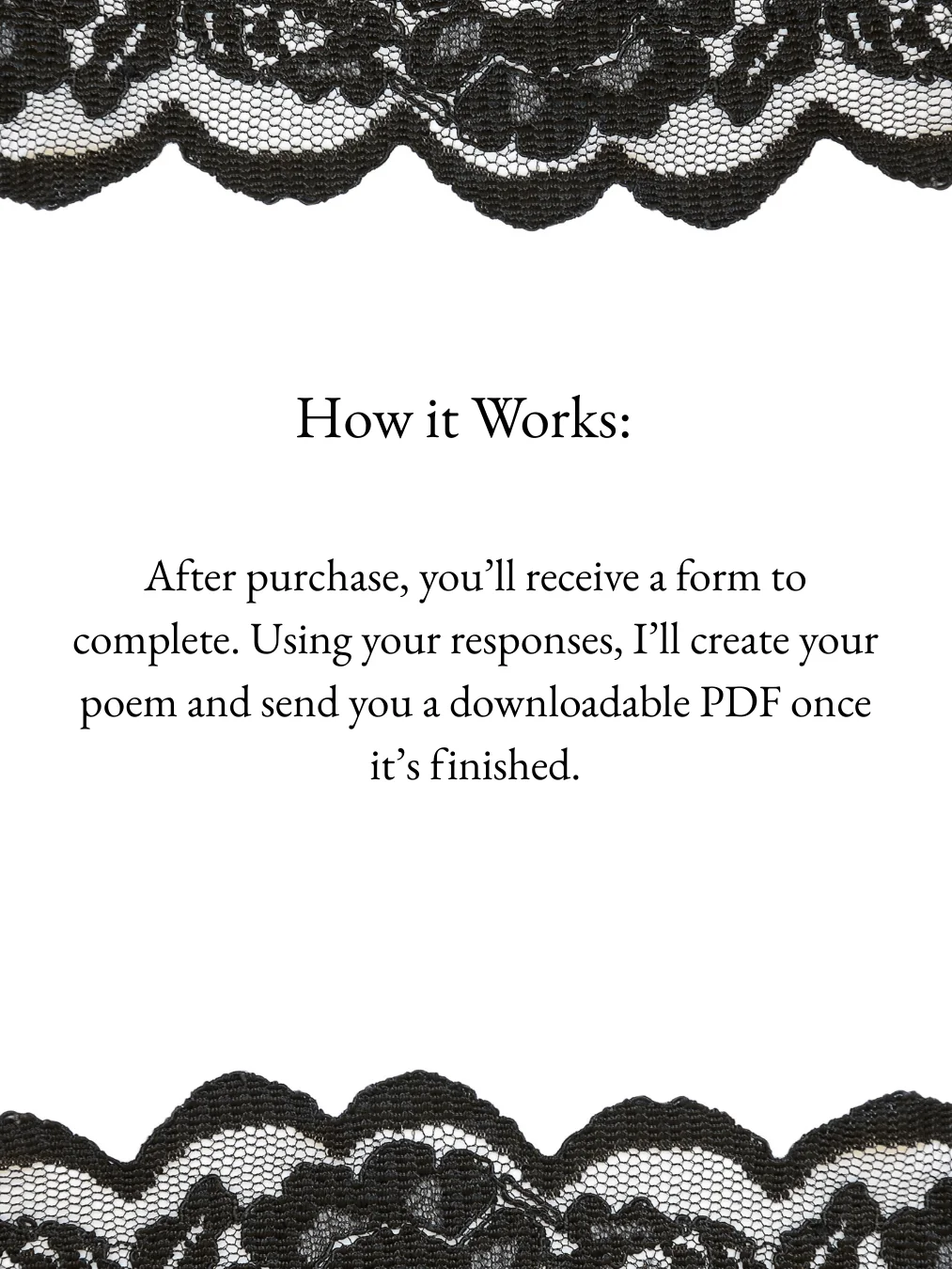 Custom "Love Letter" Poem product image (3)