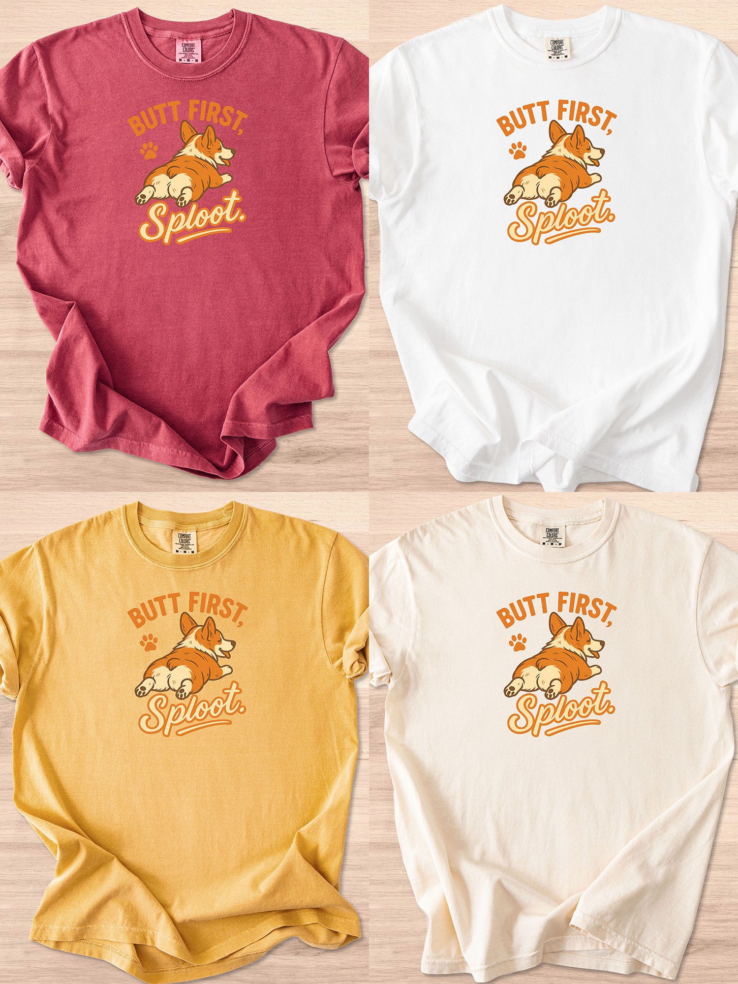Butt First Sploot (Corgi) Tee product image (33)