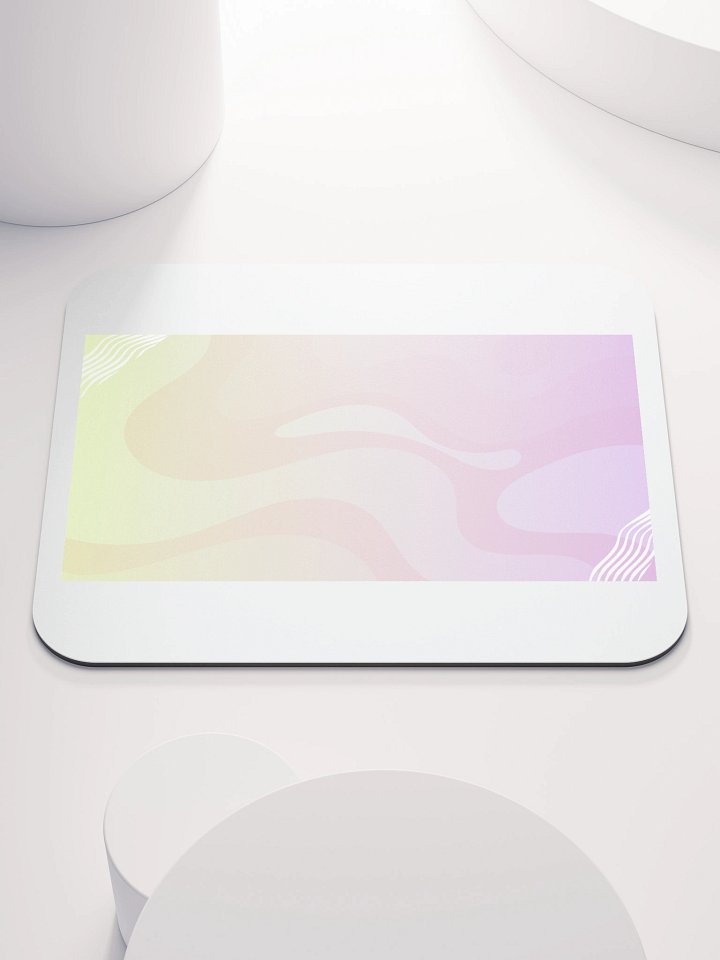 Pastel Waves Mouse Pad product image (1)