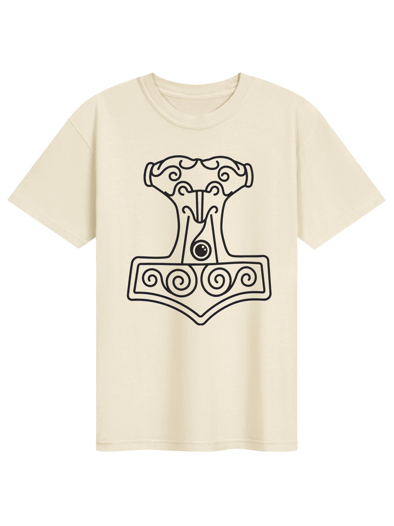 Mjolnir Viking design from Scania - Comfort Colors Heavyweight Unisex Cotton T-shirt product image (35)