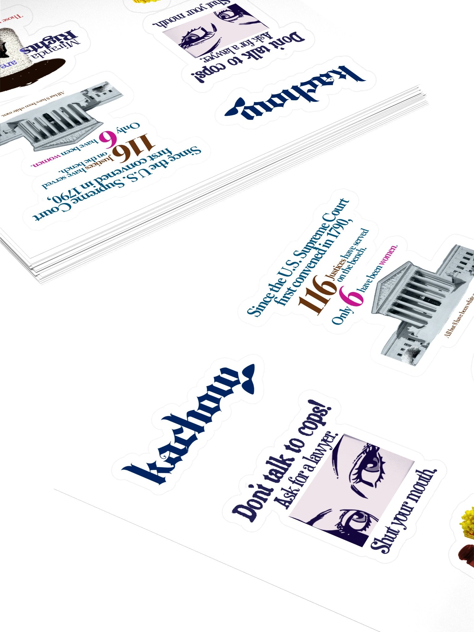 Reb Kiss Cut Stickers 2.0 product image (4)