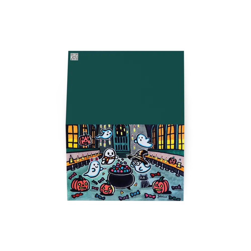 Enchanted Hall Feast Greeting Card product image (2)