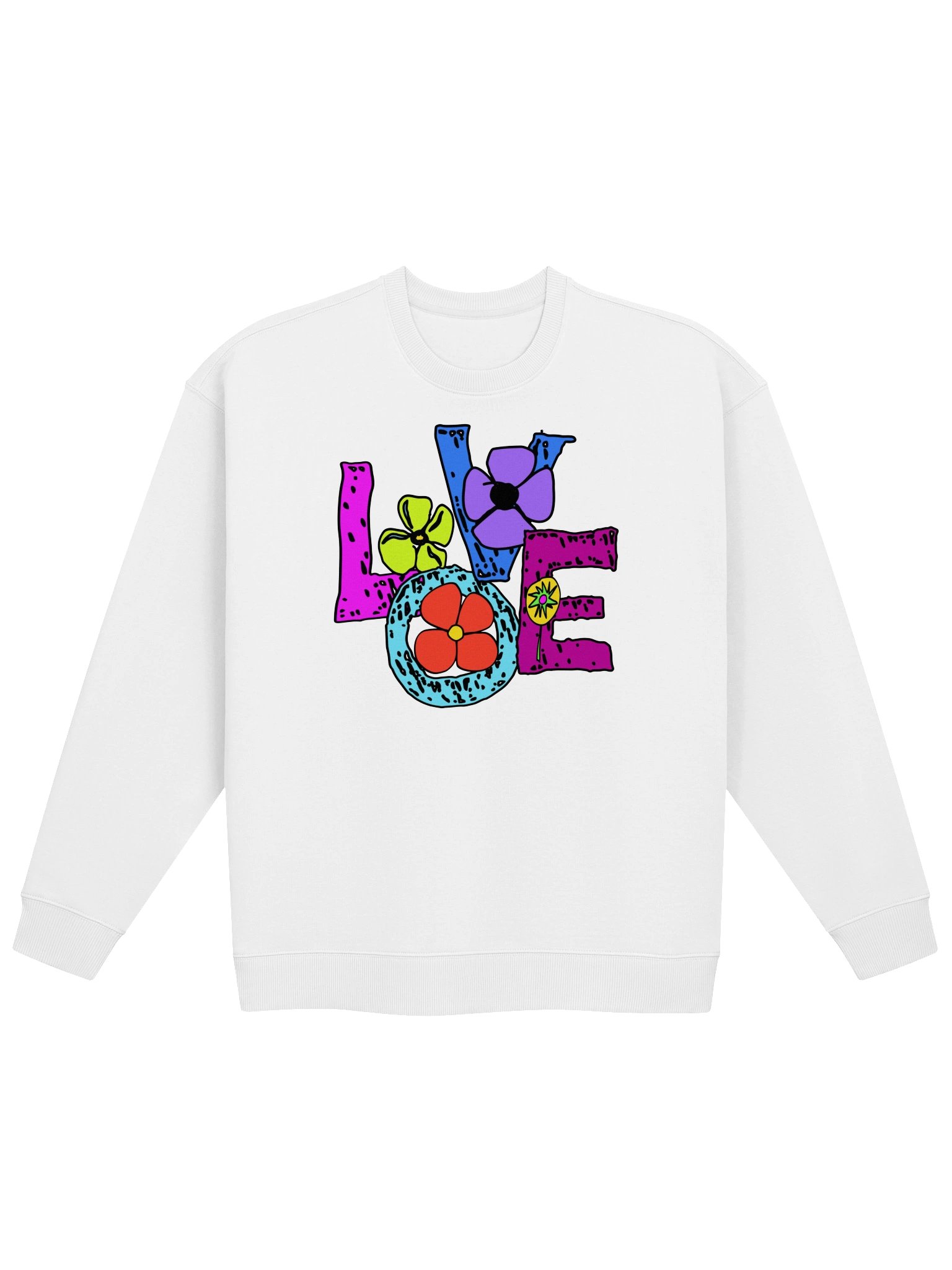 Love | Stanley/Stella Unisex Organic Oversized Sweatshirt product image (1)