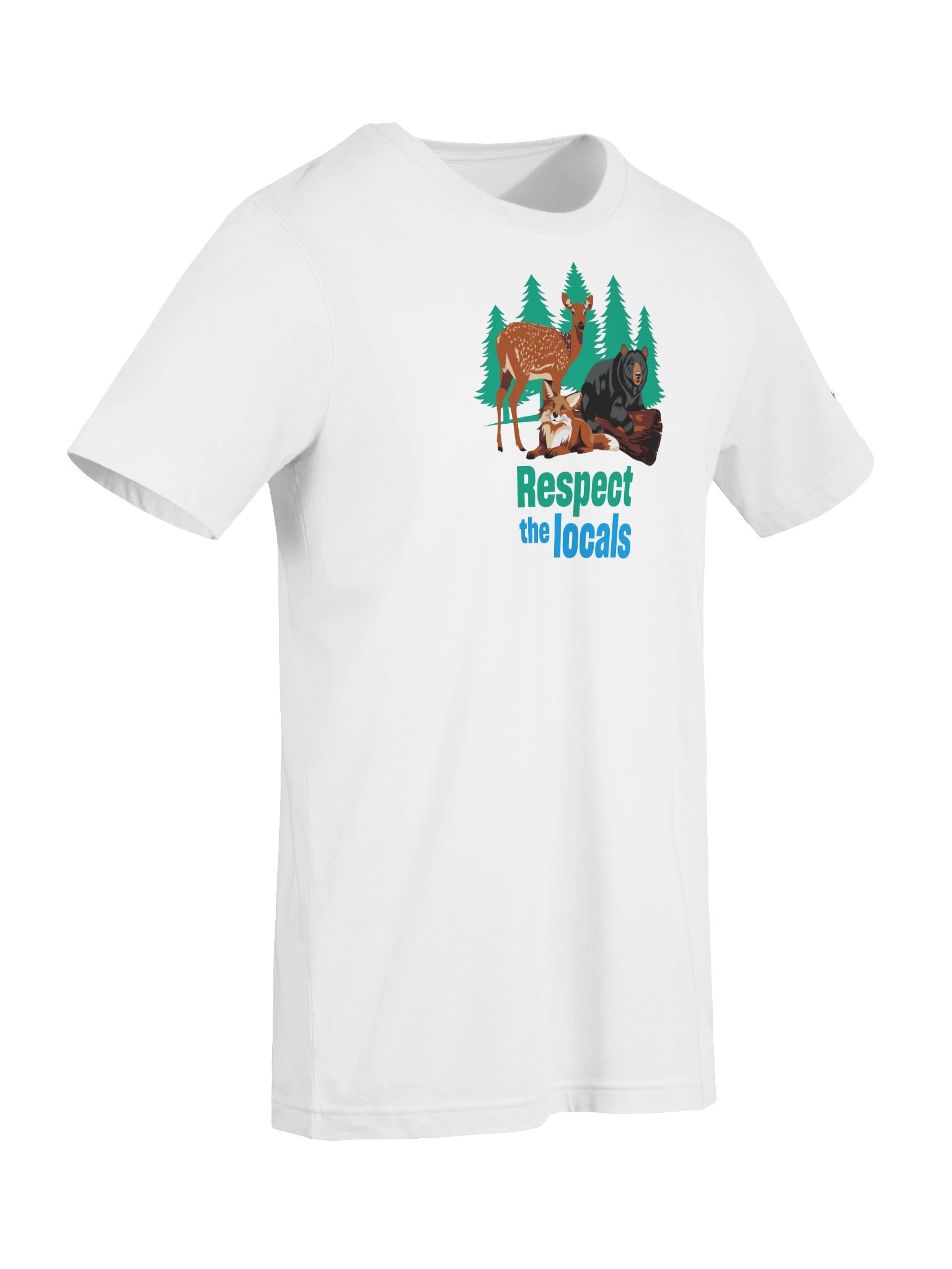 Respect the locals - T-shirt product image (3)