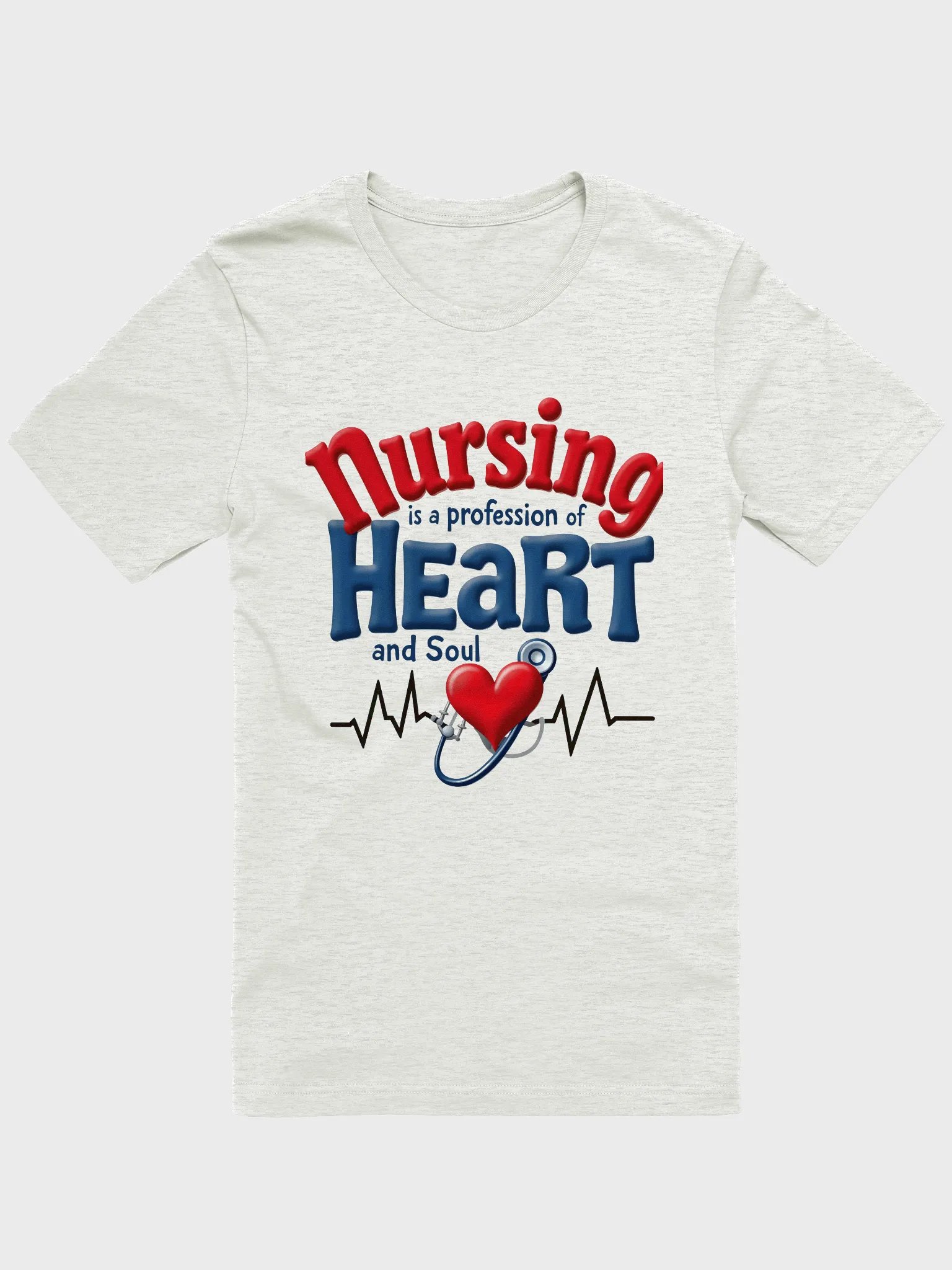 Heart and Soul Nursing T-Shirt product image (4)