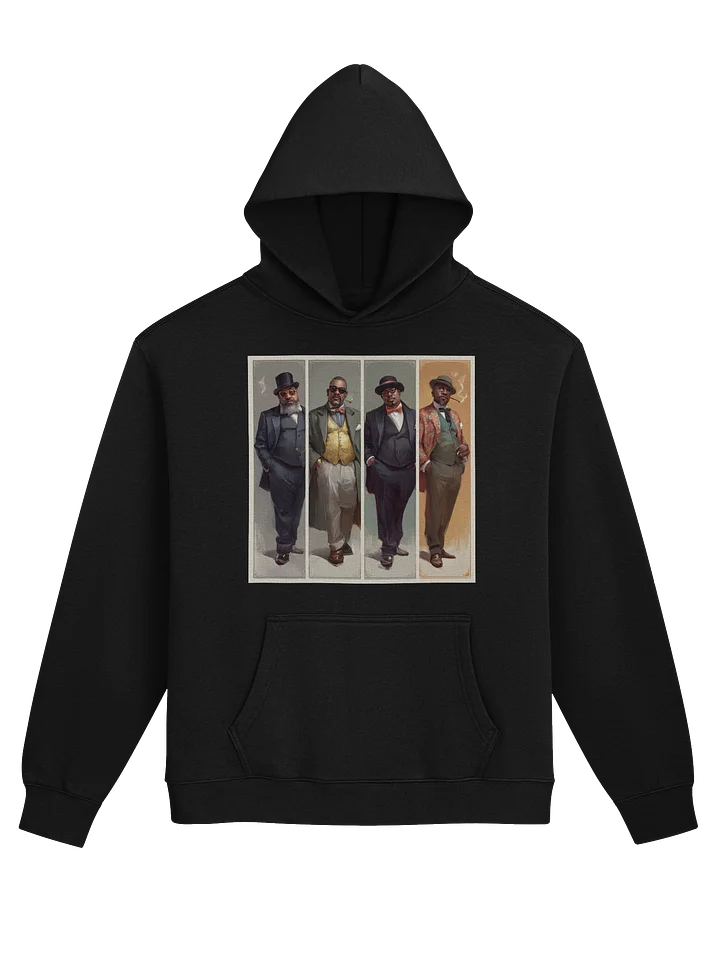 Da Big Fellas Retro Elegance Unisex Hoodie product image (1)