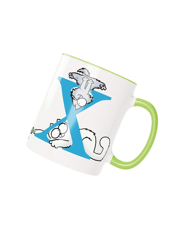 Cat Monogram Mug - X product image (1)