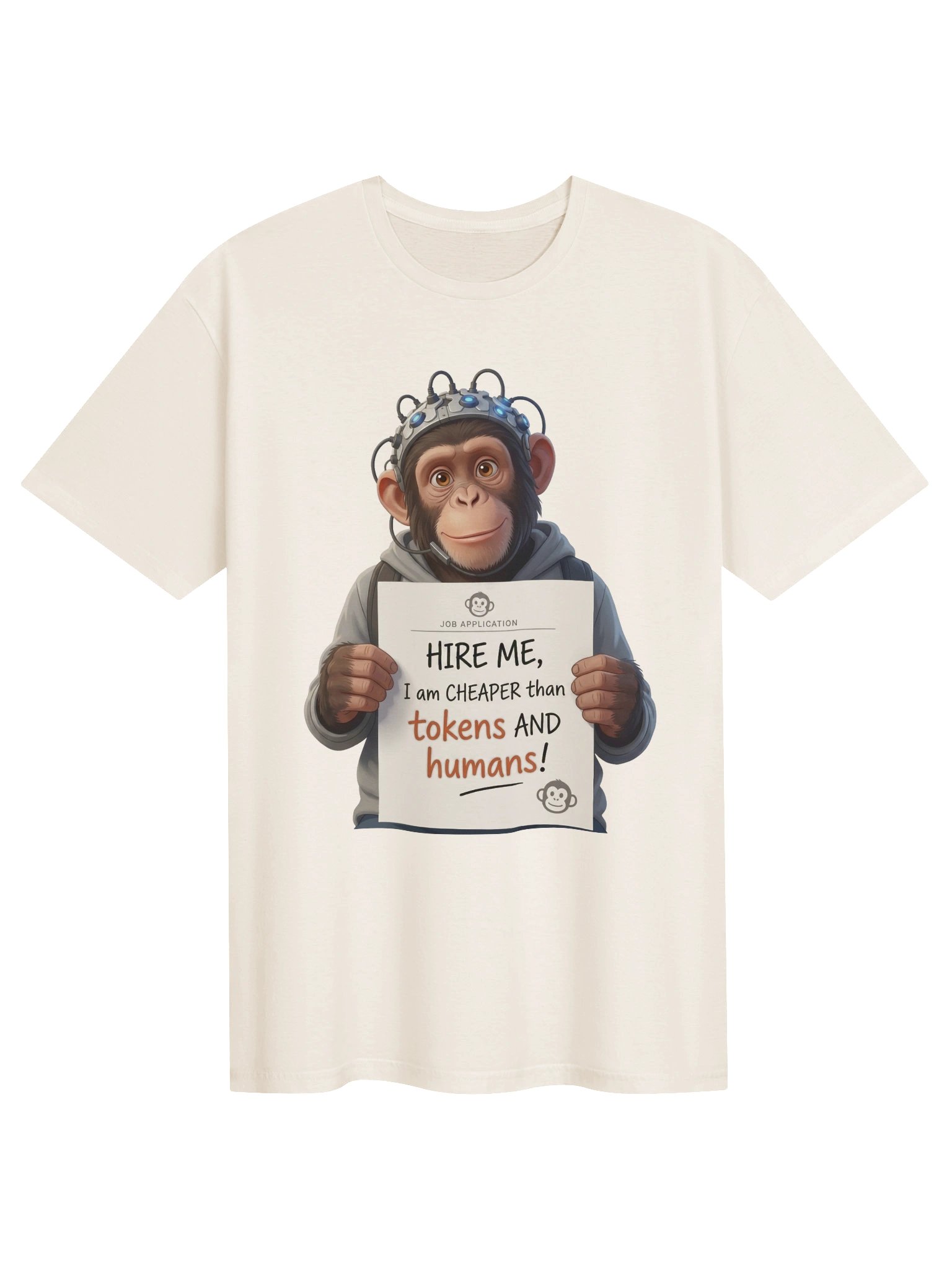 Hire Me Monkey | Future of Work AI Meme Shirt product image (121)