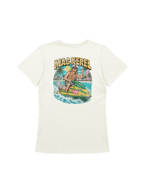 Mac Kerel - Jet Ski - Women's Relaxed Tee - back